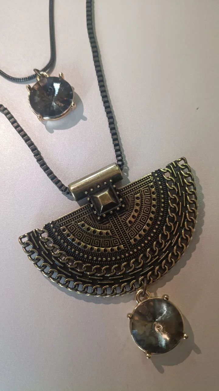 Colar tipo boho chique - Foto 2