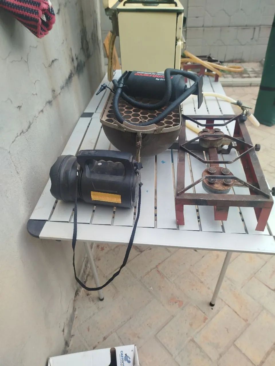 Kit completo para acampamento 