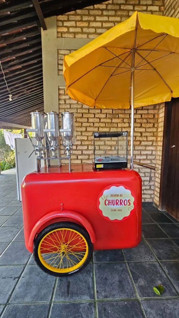 Carrinho de churros Gourmet.