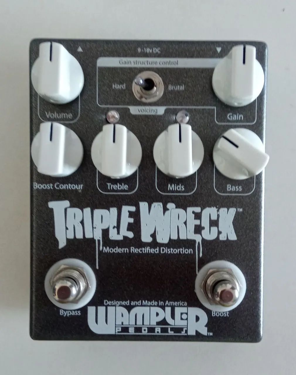 PEDAL WAMPLER TRIPLE WRECK NA CAIXA NOVÍSSIMO