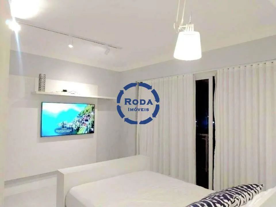 Studio mobiliado na Pompéia com vista mar e 1 vaga - Foto 5