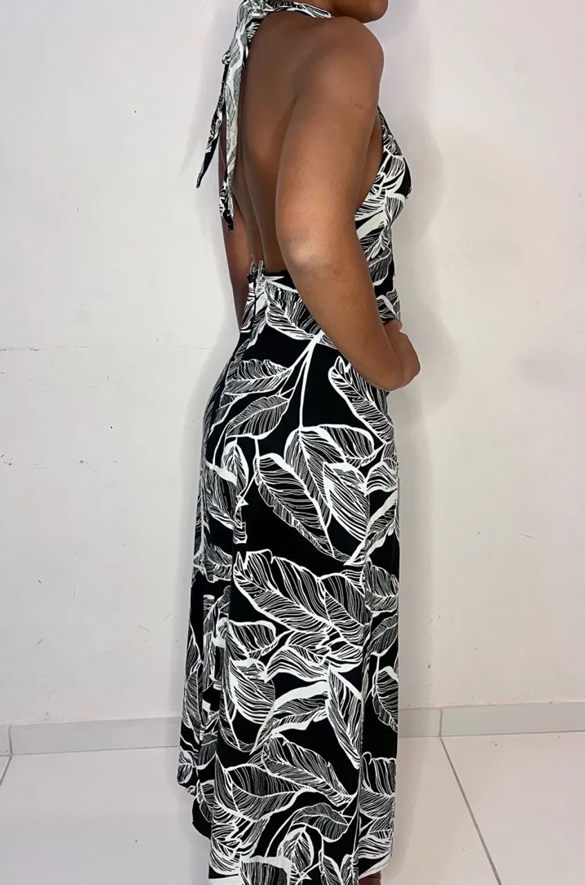 Vestido Floral Preto - Foto 2