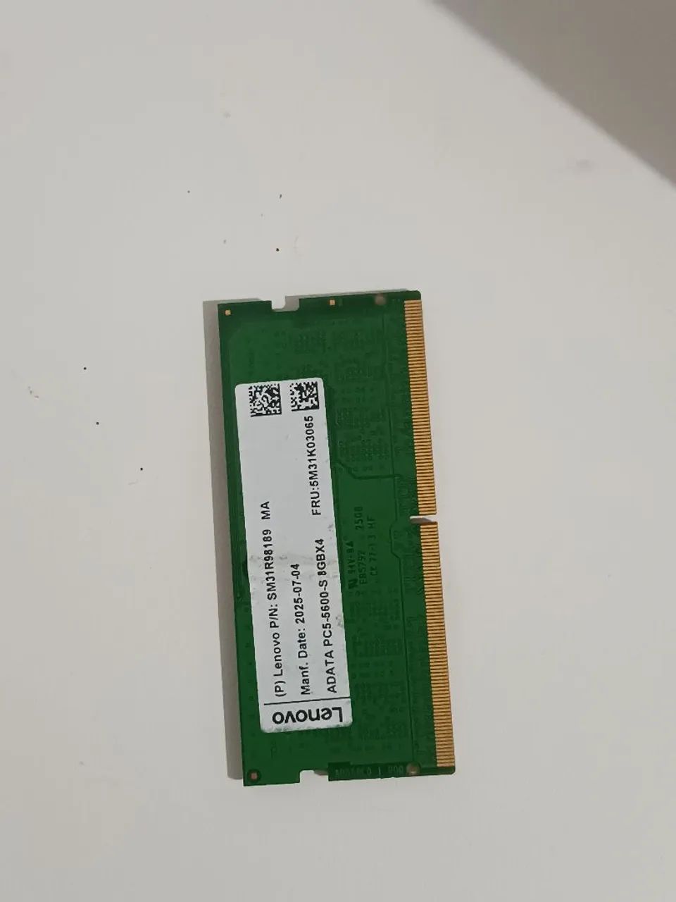 MEMÓRIA RAM ADATA 8GB DDR5 5600MHz PARA NOTEBOOK - Foto 2