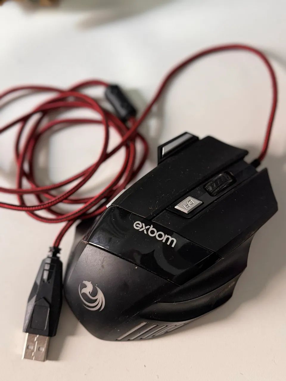 Mouse GAMER 7 Botões,3200 Dpi com 7 cores LED.