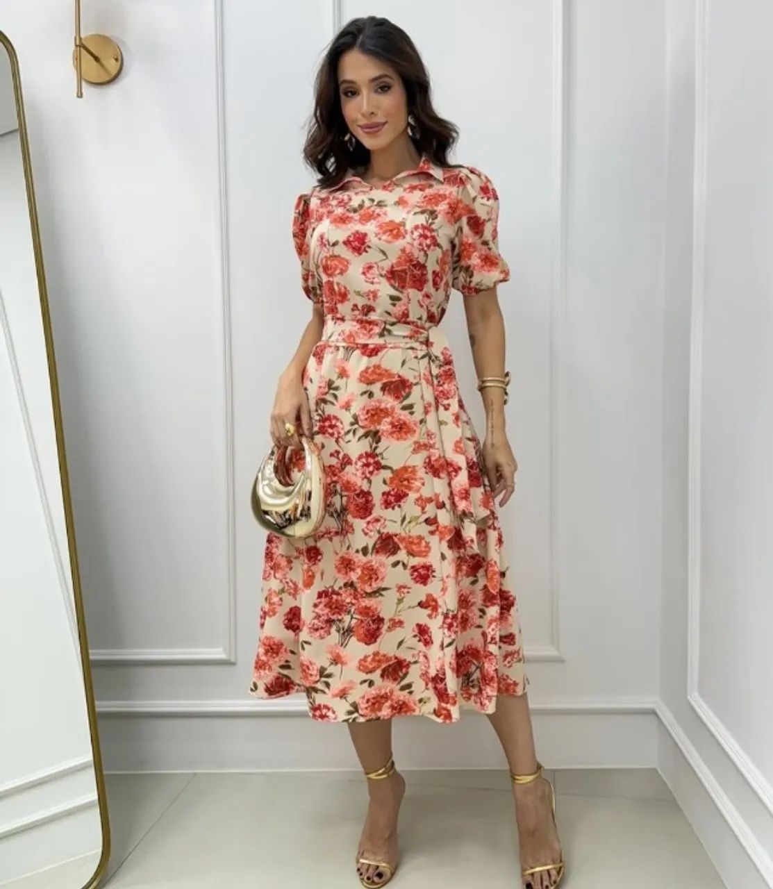 Vestido moda evangélica 