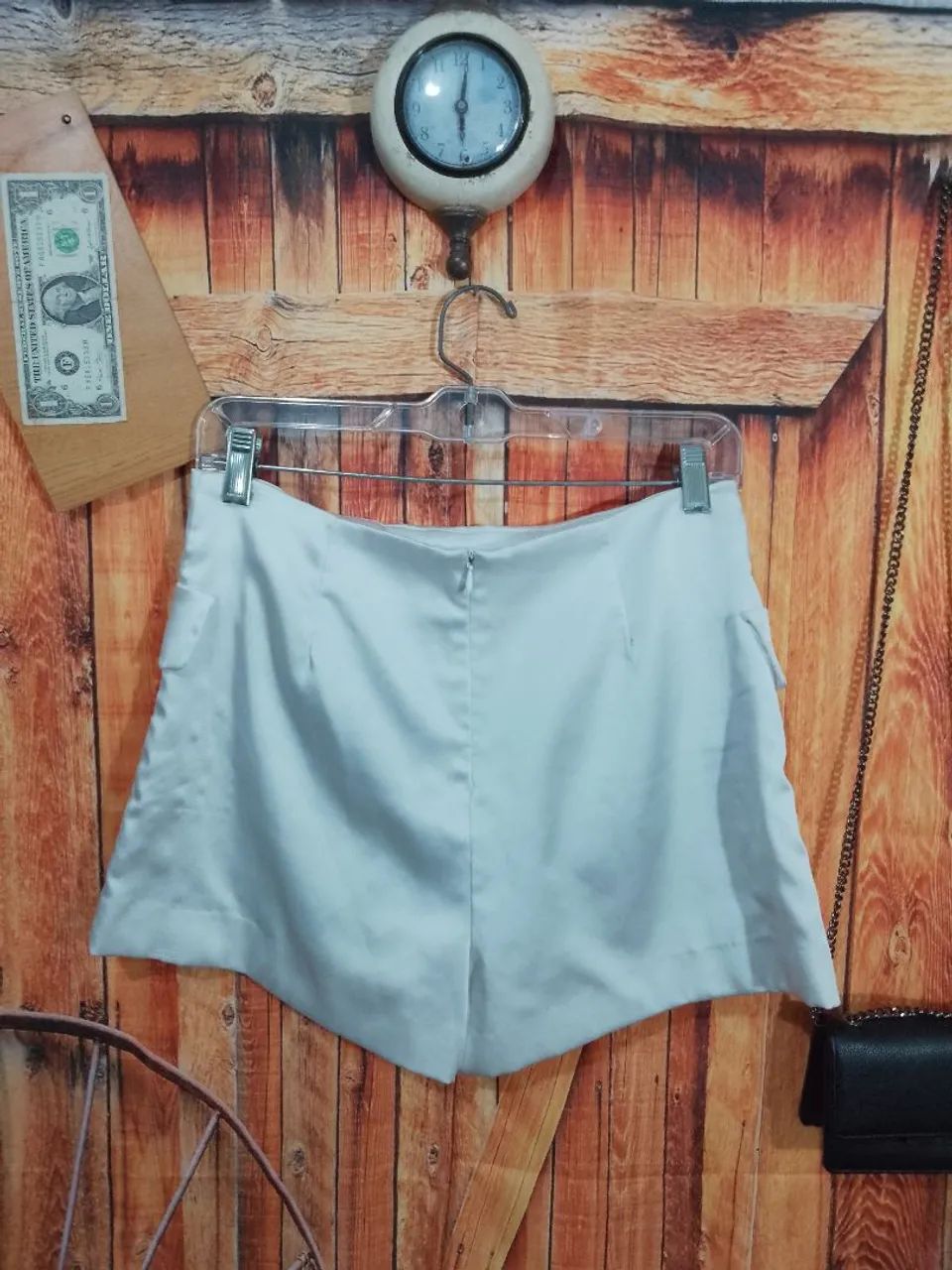 Shorts saía Zara marroco 36/38 - Foto 3