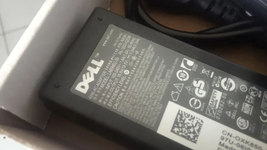 Fonte Notebook Dell Original Nova 65w (Retirar no local)