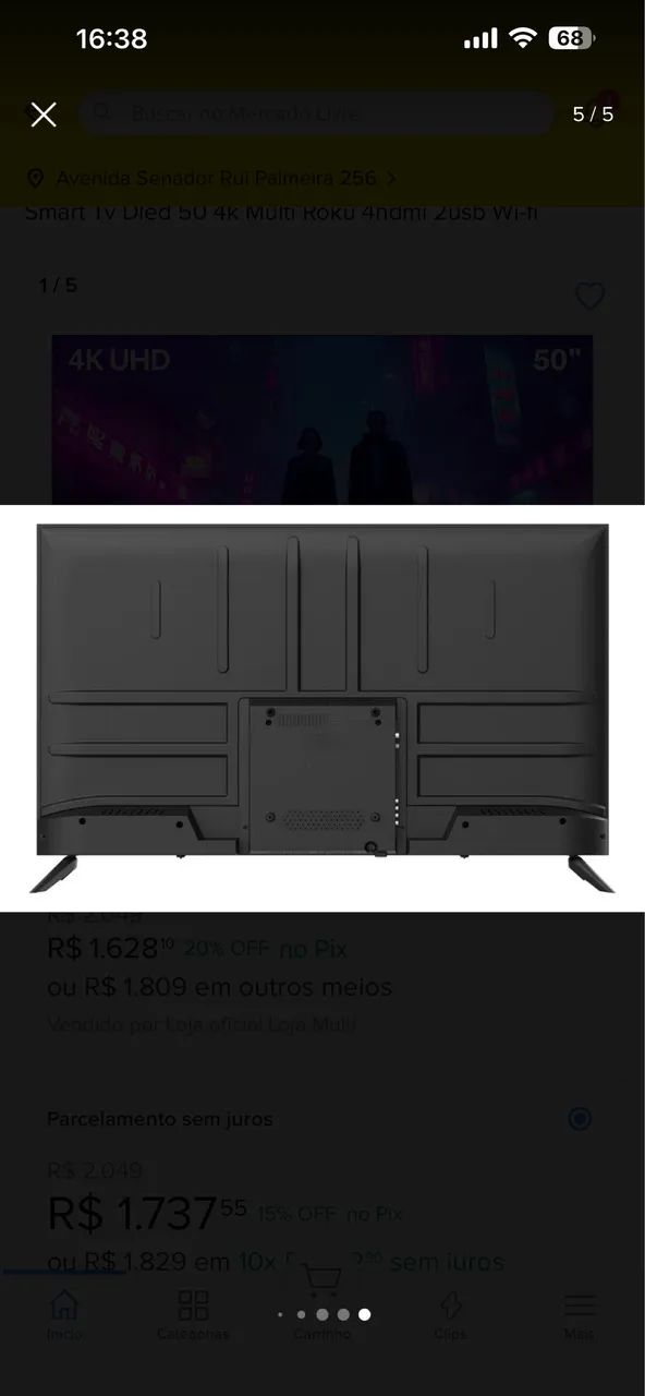 TELEVISÃO 50P NOVÍSSIMA  - Foto 4