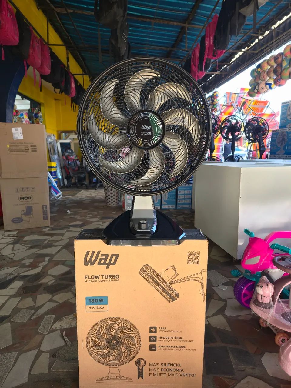 Ventilador Mesa e Parede Wap