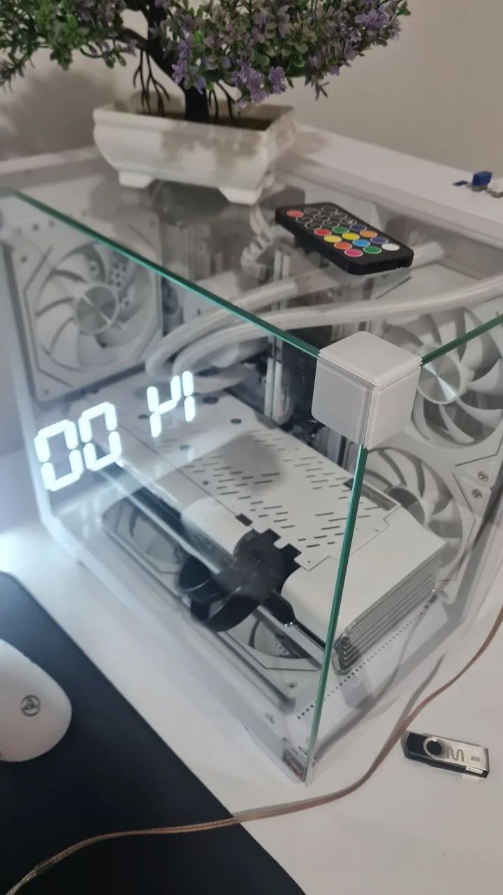 Setup Gamer Branco Completo 
