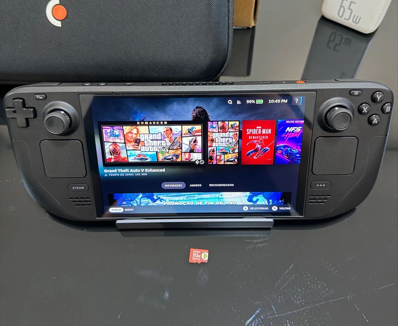 STEAM DECK OLED 512GB COMPLETO - Consoles de Vídeo Game - Jardim