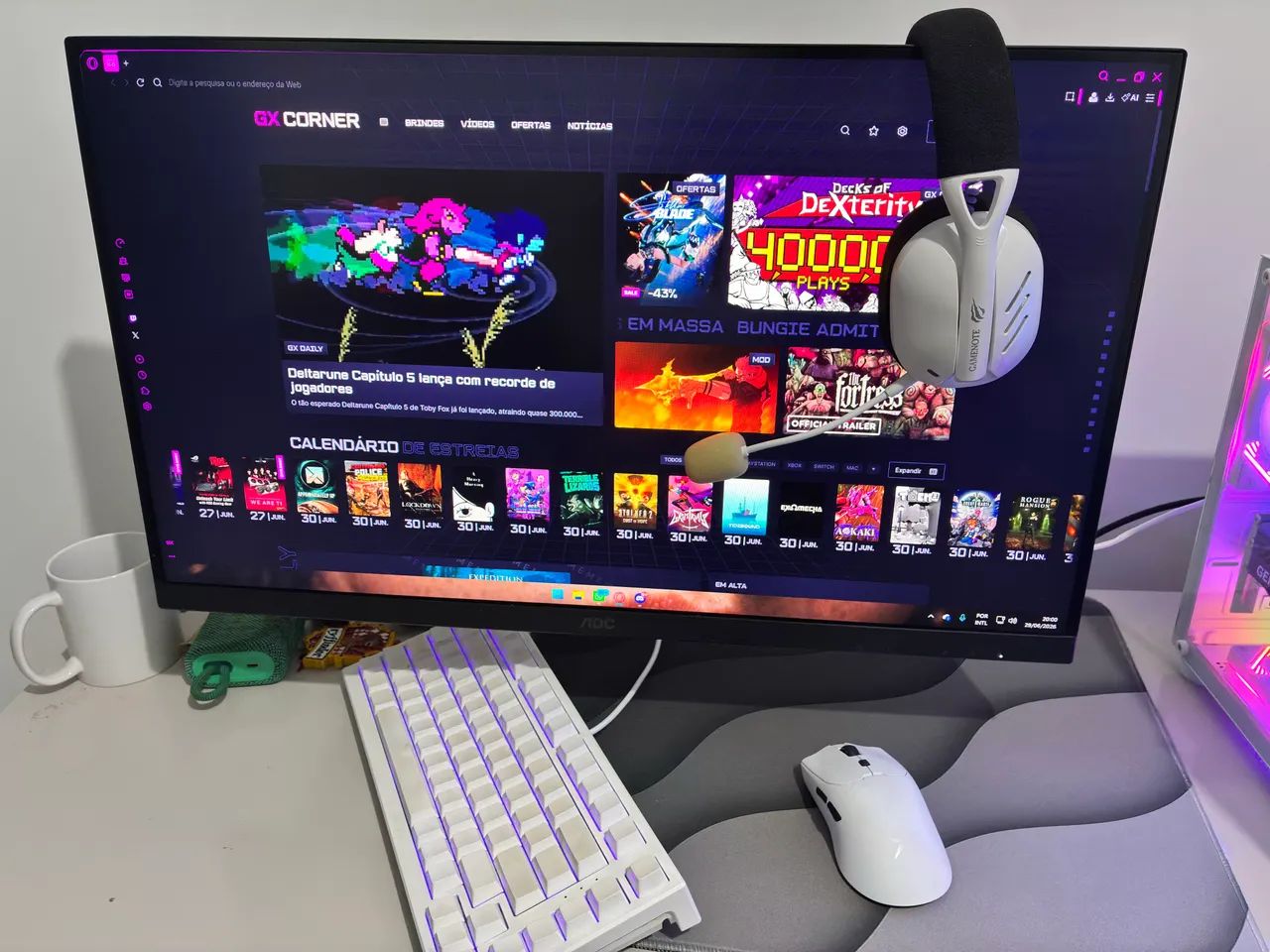 Aoc 27G4 27? 180HZ PAINEL IPS 0.5MS + Braço Articulado - Foto 3