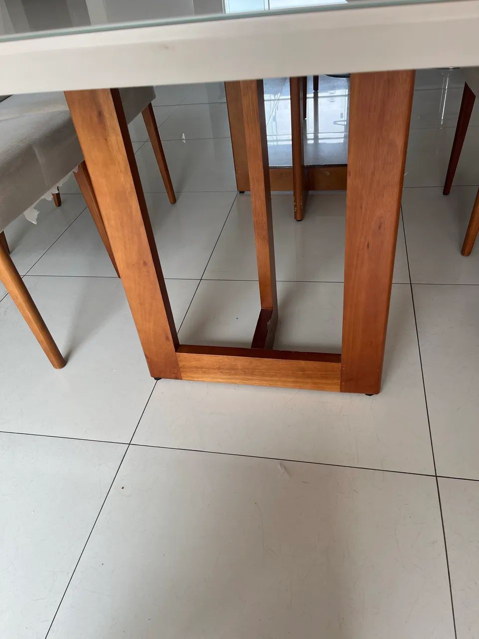 Mesa madeira maciça  - Foto 2