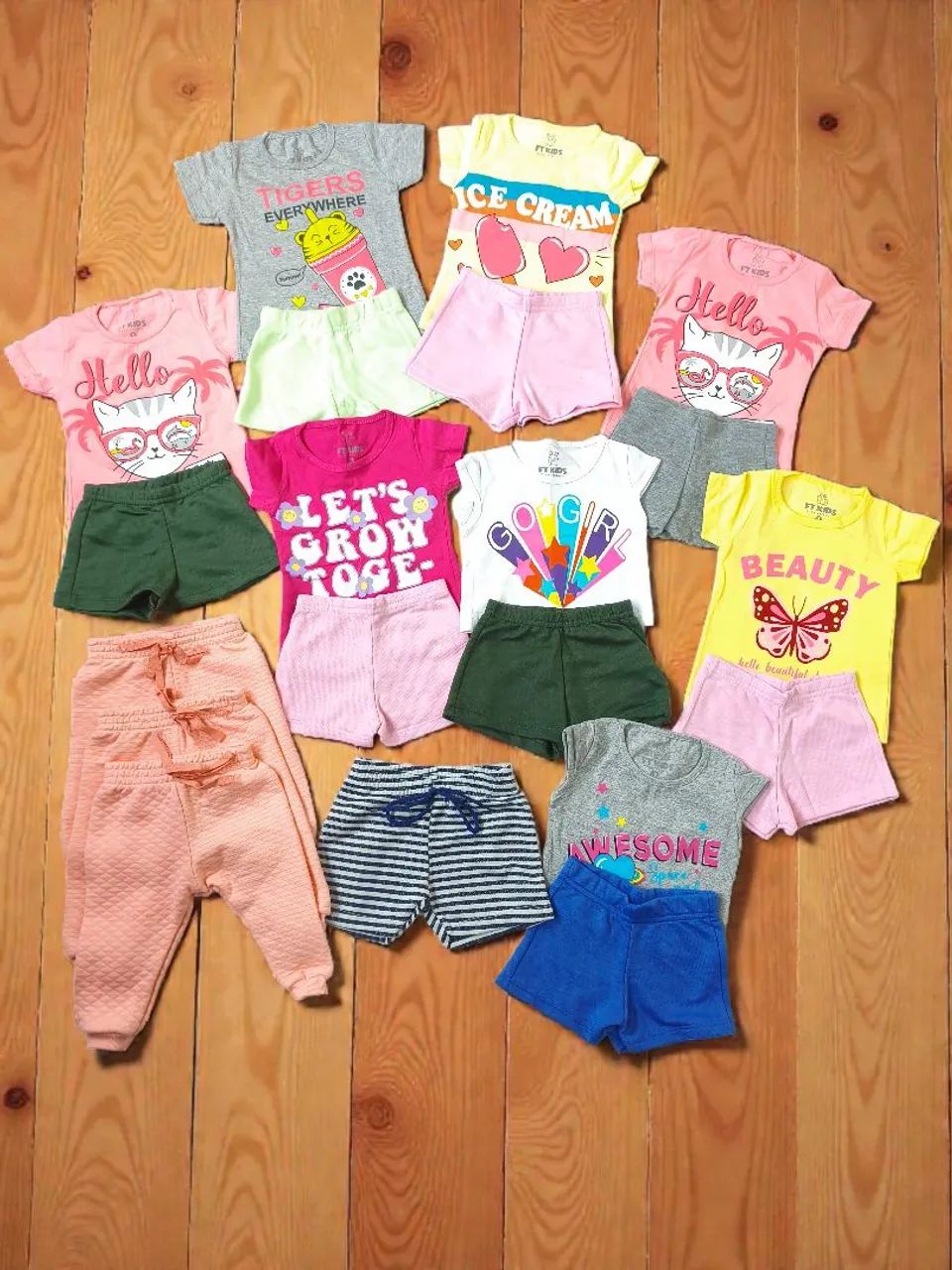 Lote de Roupas Infantil Menina 1 Ano 