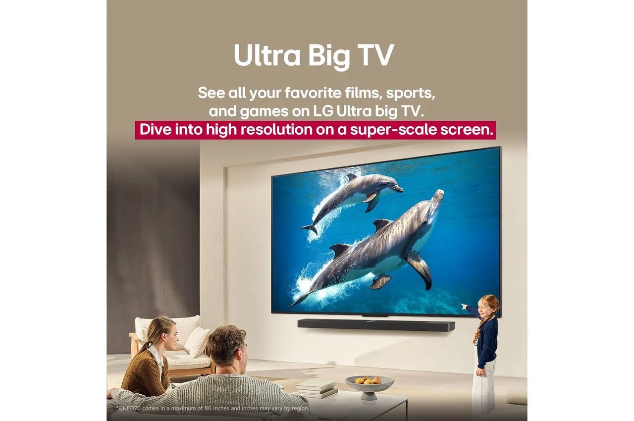 Smart TV 55 Polegadas LG 4K UHD 55AU801 Processador ?7 AI Ger8 - Foto 4