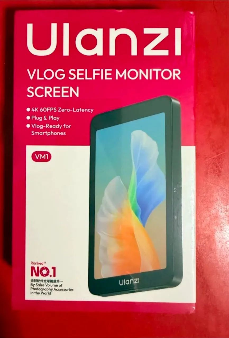 Monitor Externo Self Vlog Novo Lacrado - Foto 4