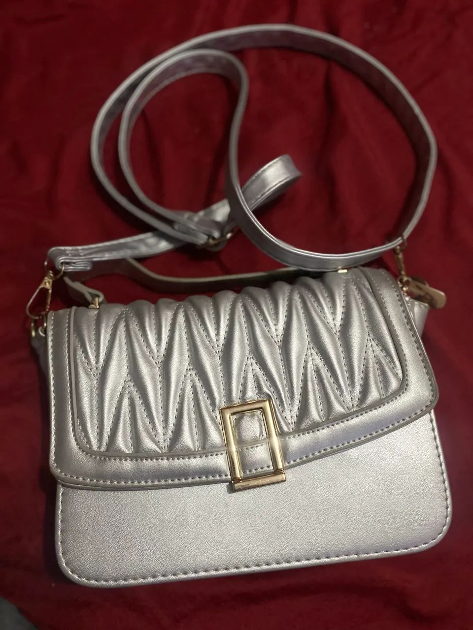 Bolsa cinza nova  - Foto 5