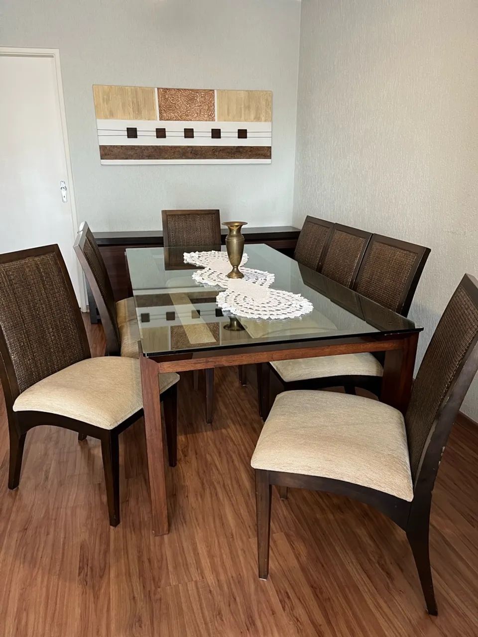 Mesa de jantar de 8 lugares de alto padrão  - Foto 2