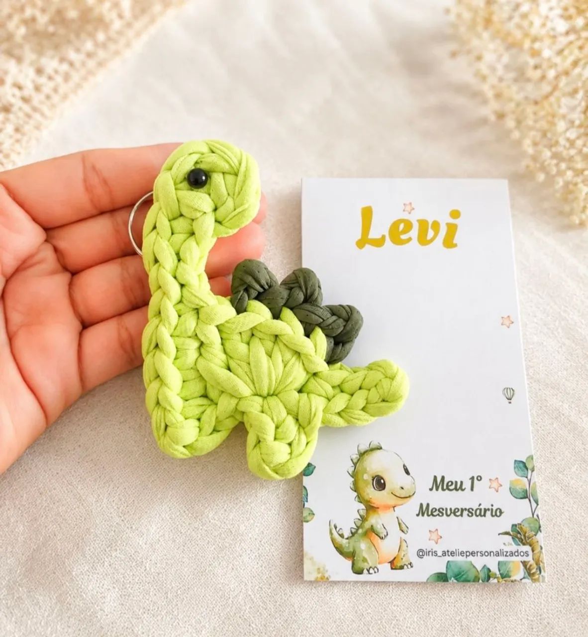 Lembrancinha chaveiro croche - Foto 5