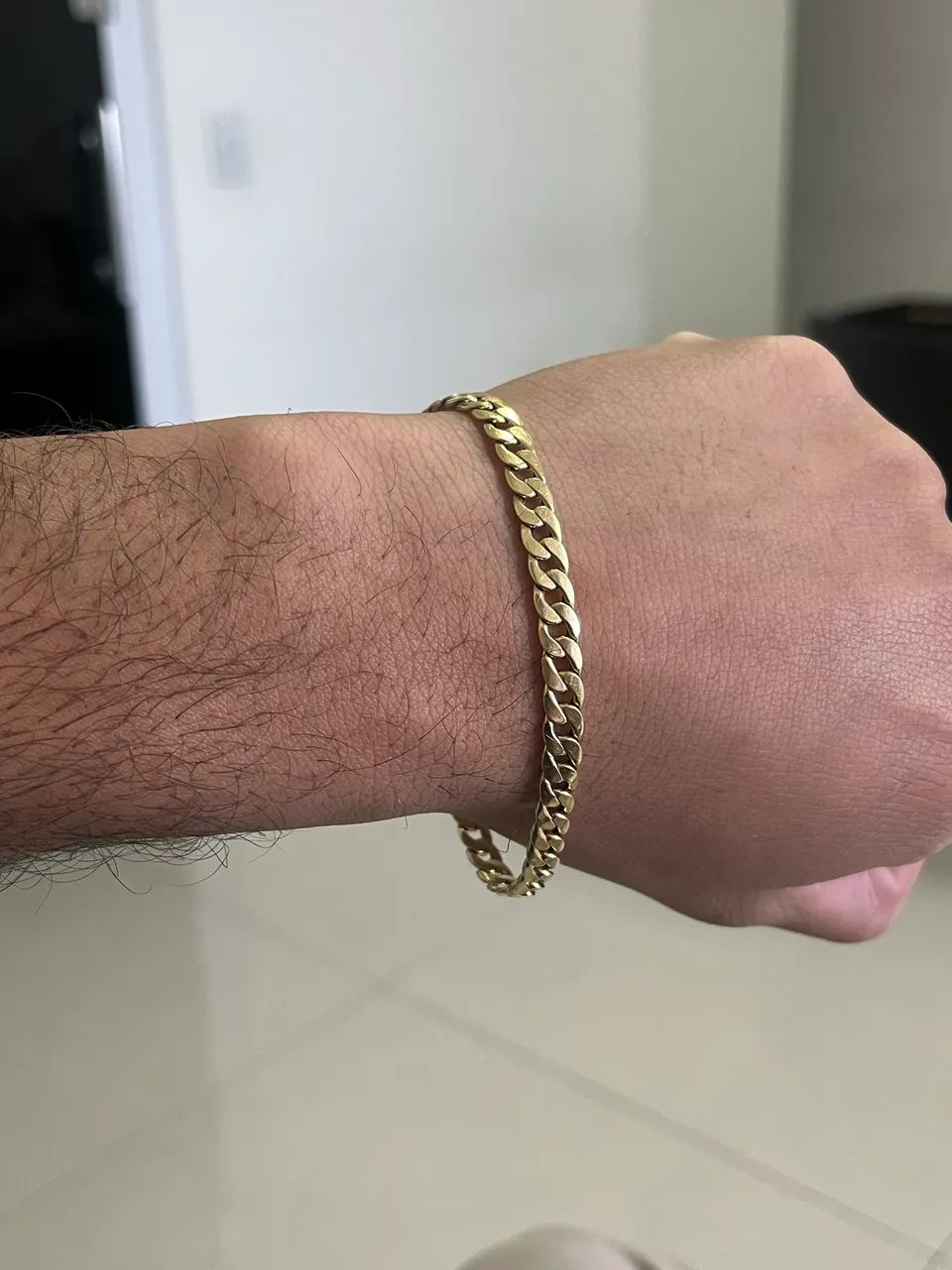 Pulseira Oca de Ouro 18k  - Foto 2