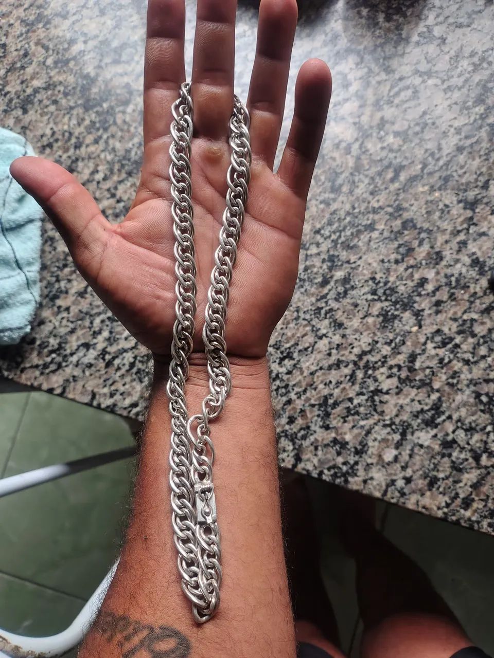 Corrente de Prata 950  - Foto 4