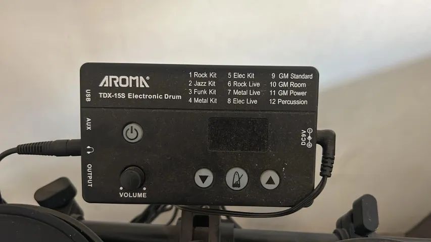 Bateria musical Aroma tdx 15s eletonic drum - Foto 3