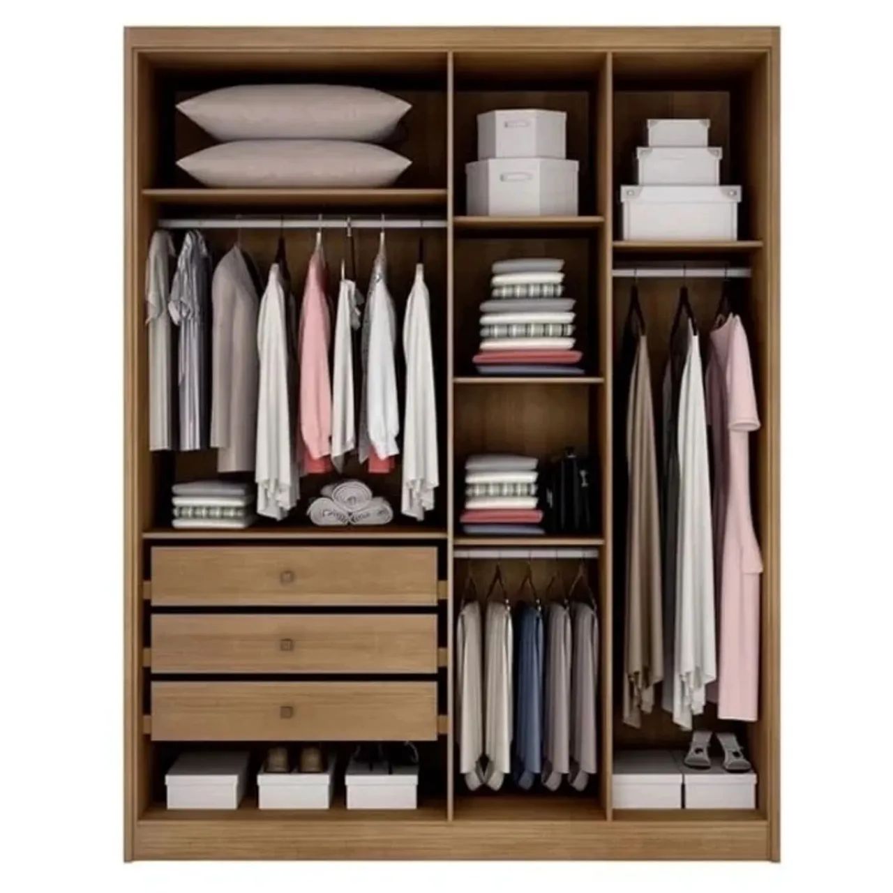 Roupeiro Modulado Queen 100%MDF rf76 - Foto 3