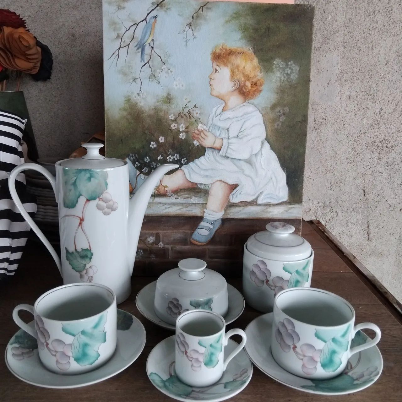 Conjunto de chá e café porcelana schimth 