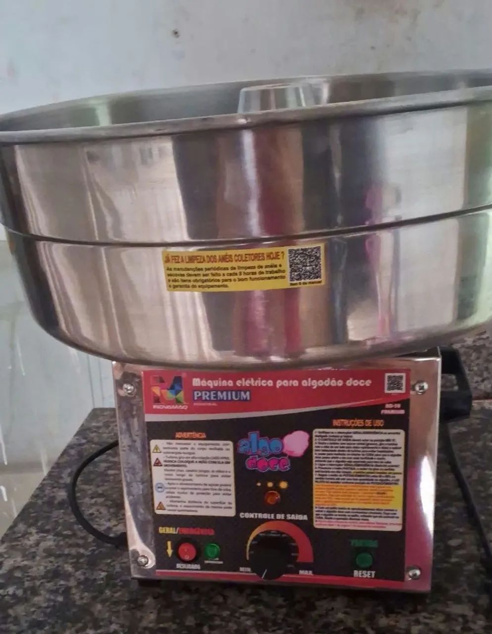 Máquina de algodão doce zero  - Foto 4