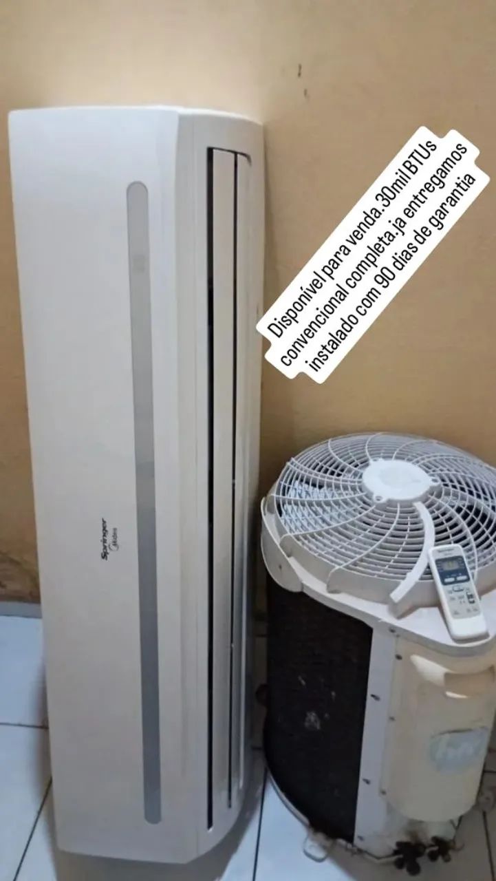 Vendo split de 9 a 60 mil BTUs completo.com garantia de 90 dias já entrego instalado. - Foto 2