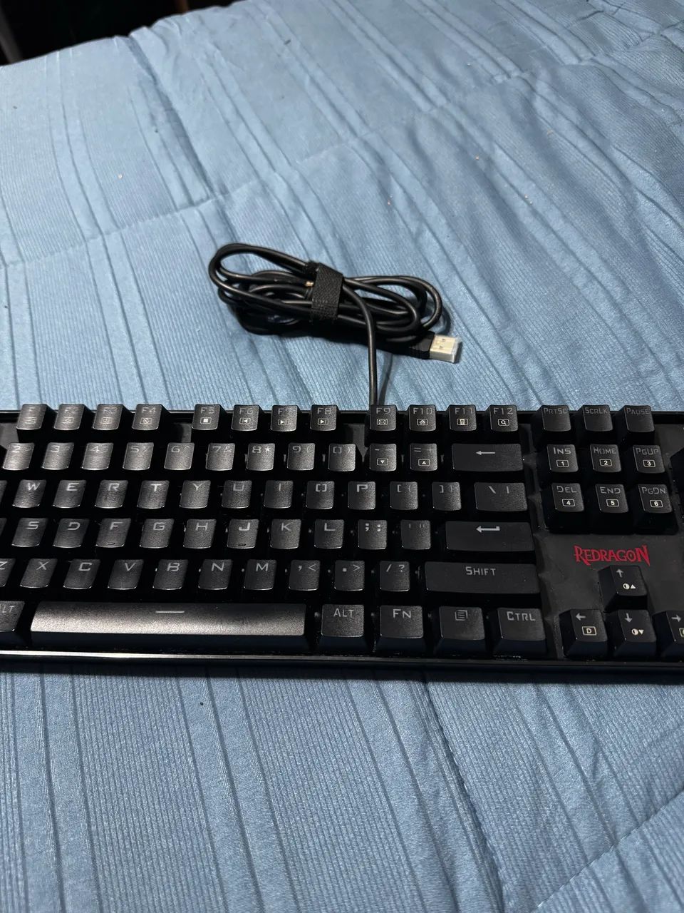 Kit Gamer Teclado Redragon E Mouse Logitech G Preto - Foto 4