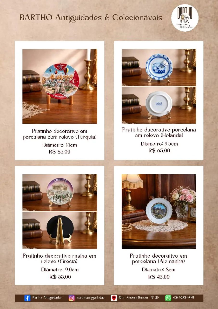 Souvenir pratos decorativos diferenciados.   - Foto 3