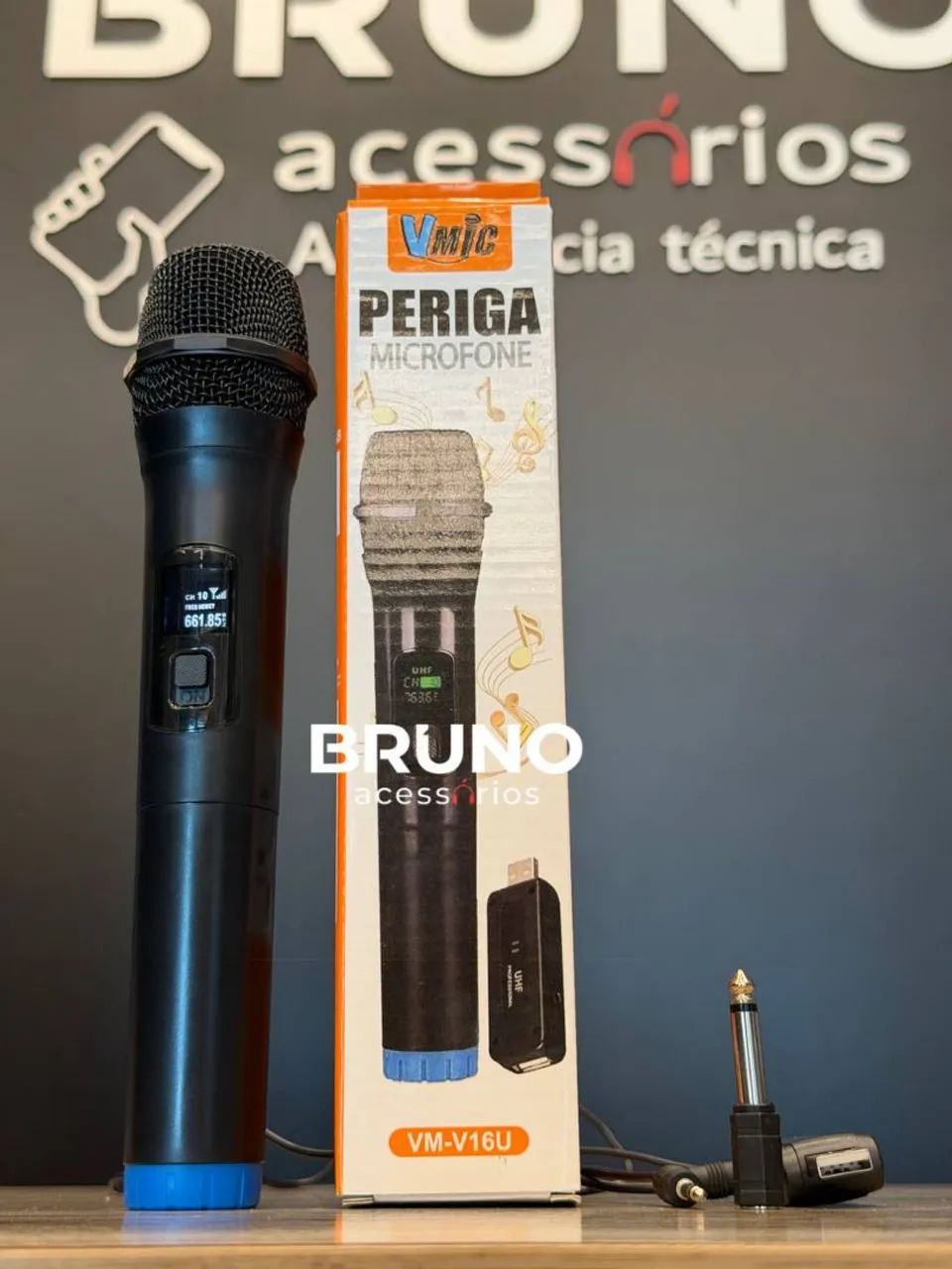 Microfone sem fio Vmic Recarregável  - Foto 2