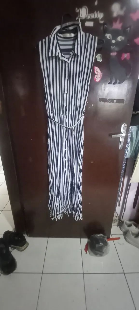 Vestido listrado 