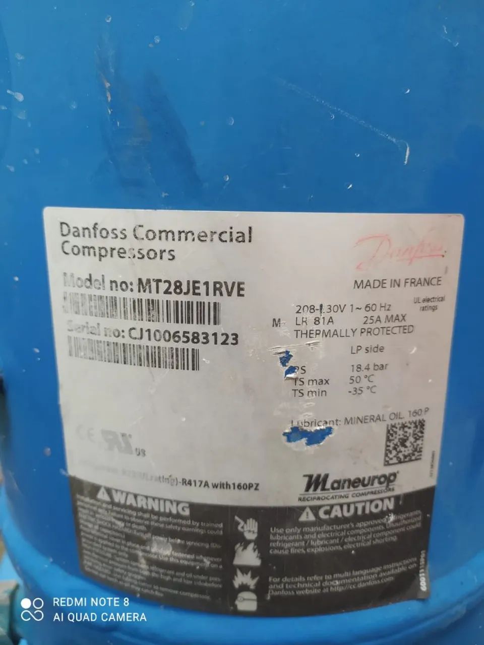 Unidade Condensadora com compressor de 2,5 HP.  - Foto 2