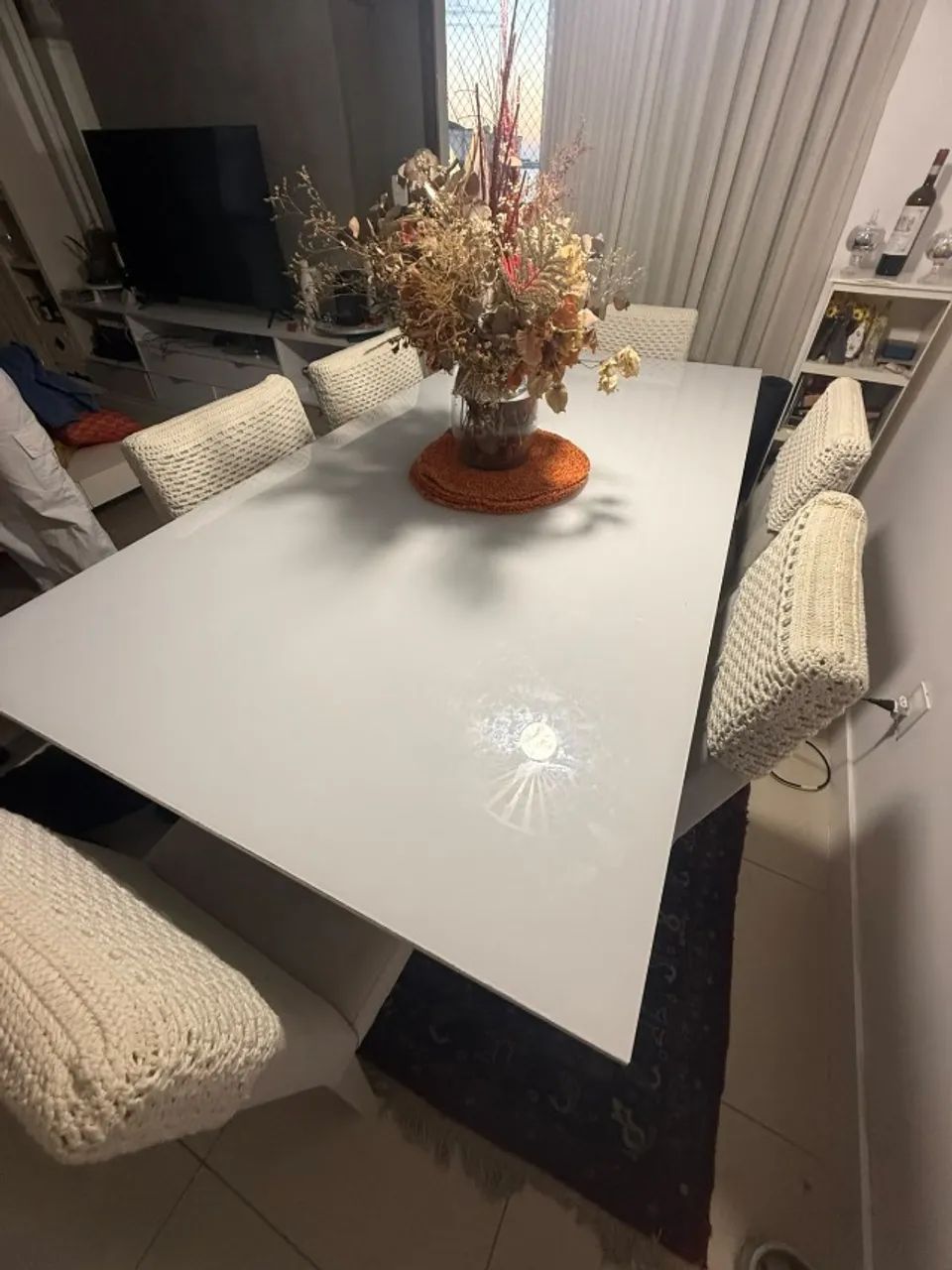 Mesa de jantar com seis cadeiras - Foto 2
