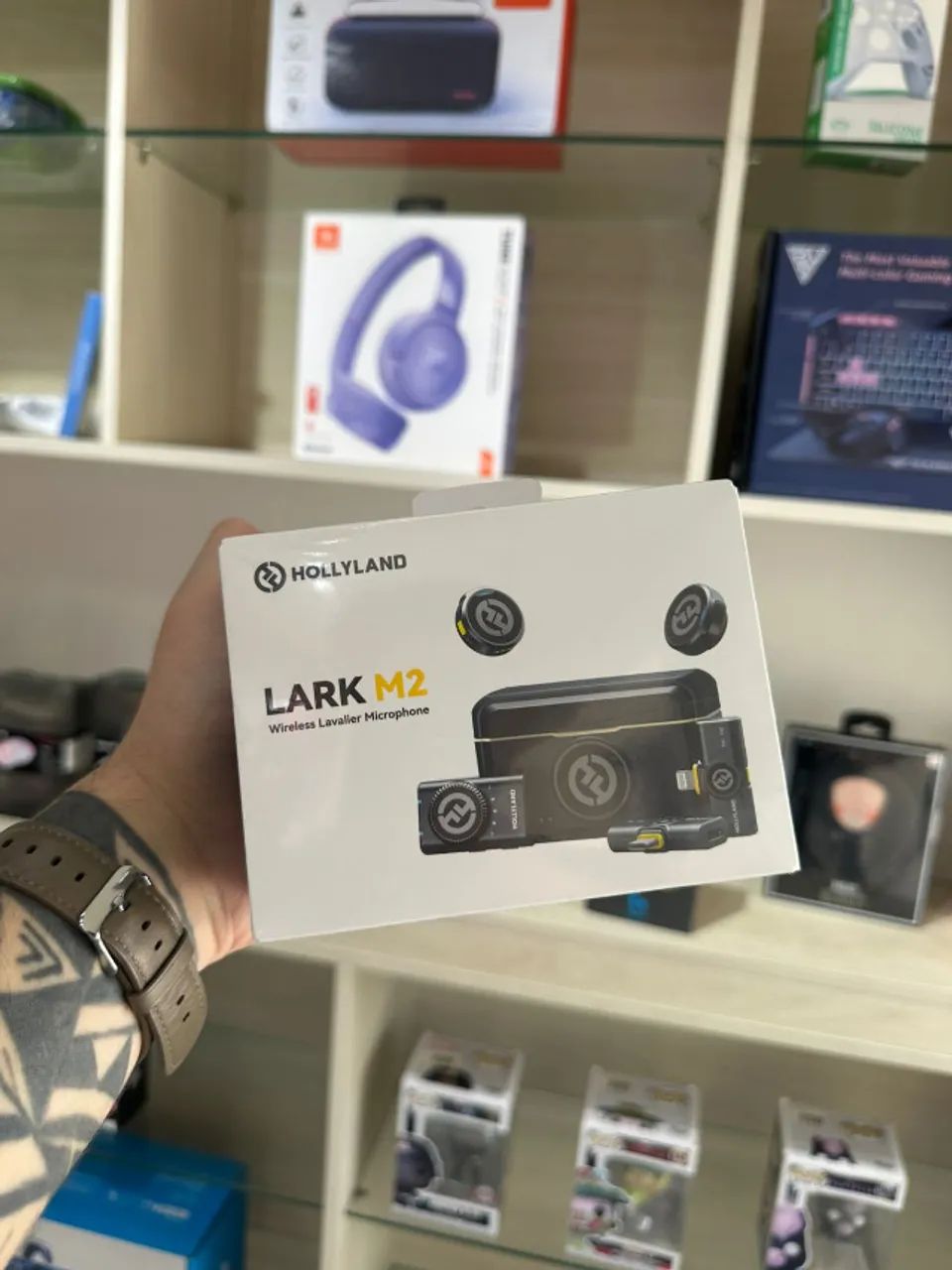 Microfone Hollyland Lark M2 Combo - Até 12x sem juros, Loja Física