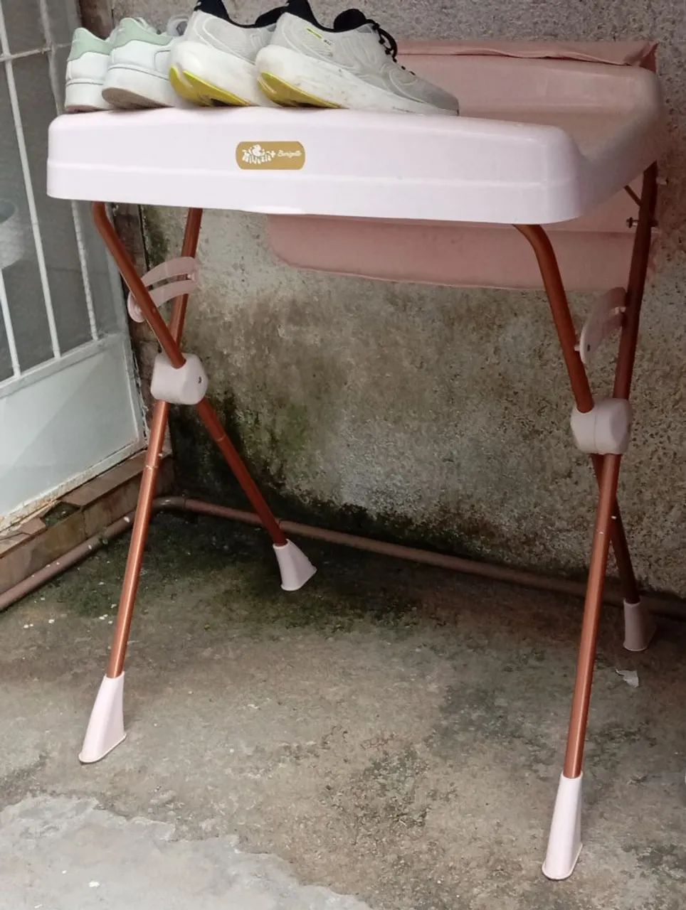 Banheira e trocador 