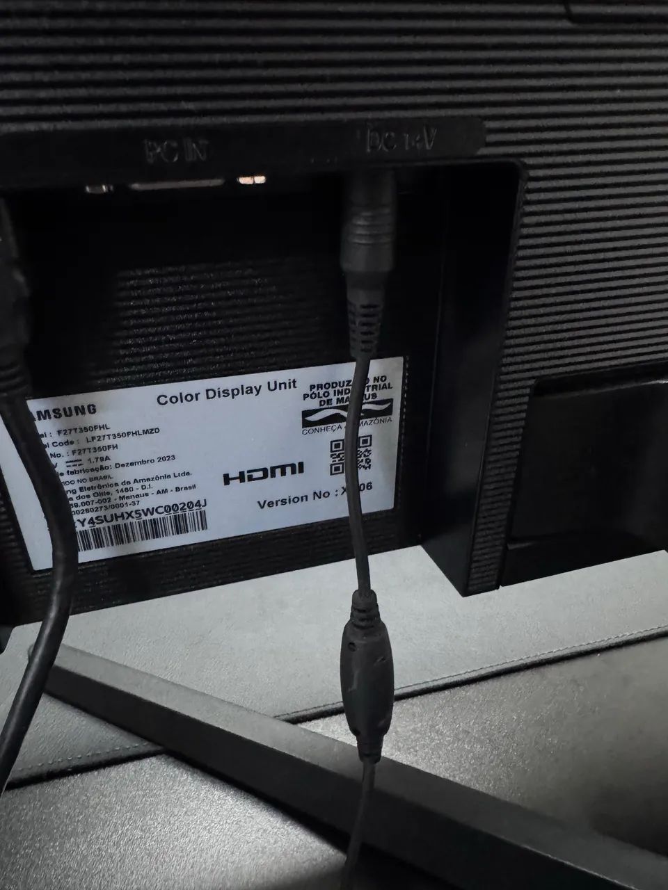 Monitor Samsung T350 27" (Painel IPS / 75Hz) - Foto 2