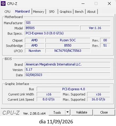 Semi-nova Placa mãe B550M Funcionando - Foto 2