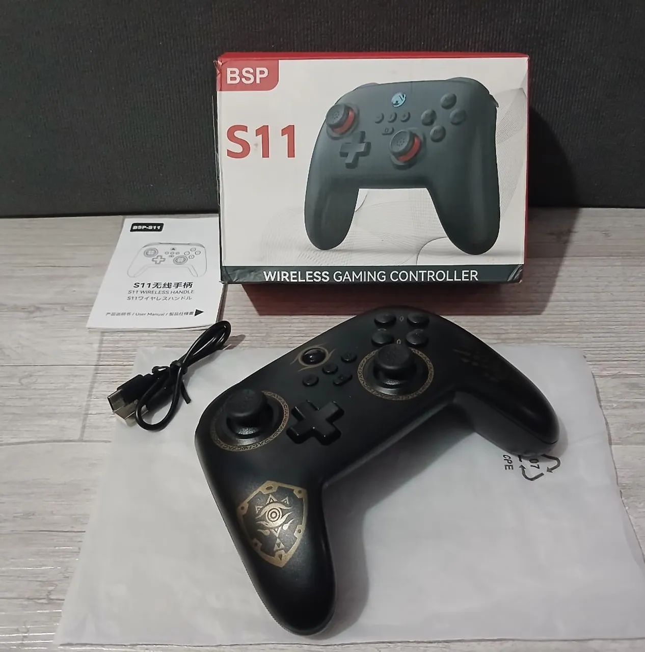 Controle Nintendo Switch Zelda Switch e PC Bluetooth  - Foto 4