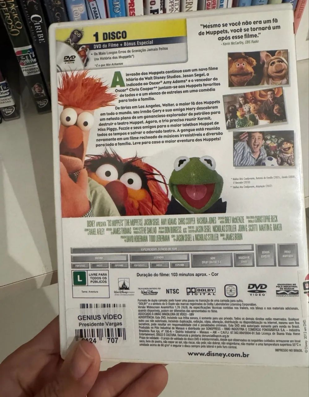DVD Os Muppets - Foto 2