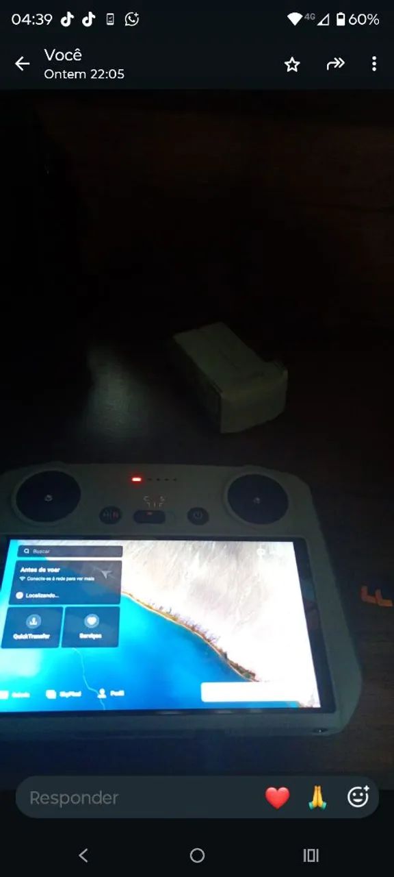 Drone mini 3 com RC tela  - Foto 4