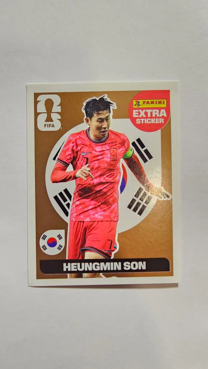 Figurinha Copa 2026 Heungmin Son Legend Bronze (perfeito estado)