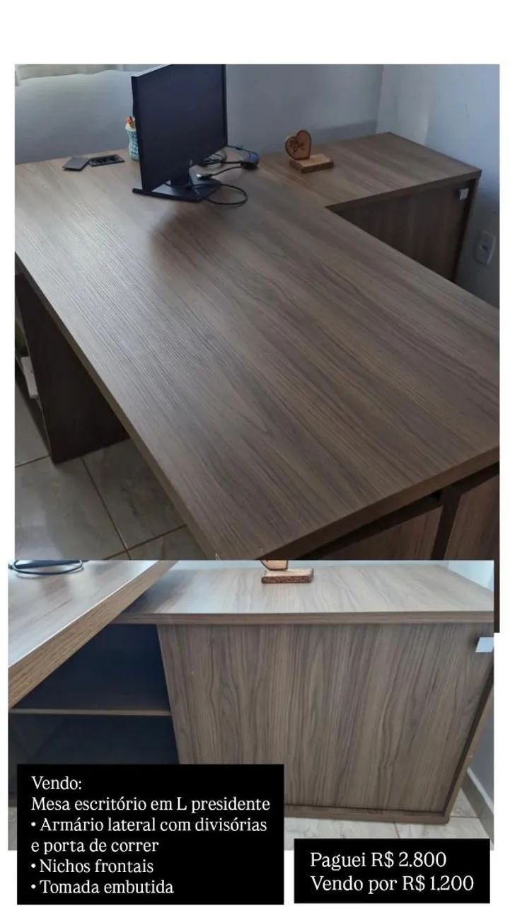 VENDO - Mesa de escritório 