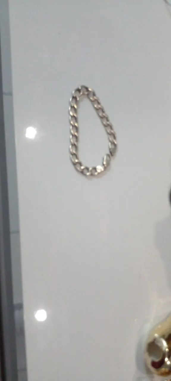 Pulseira elo de prata 950 - Foto 2