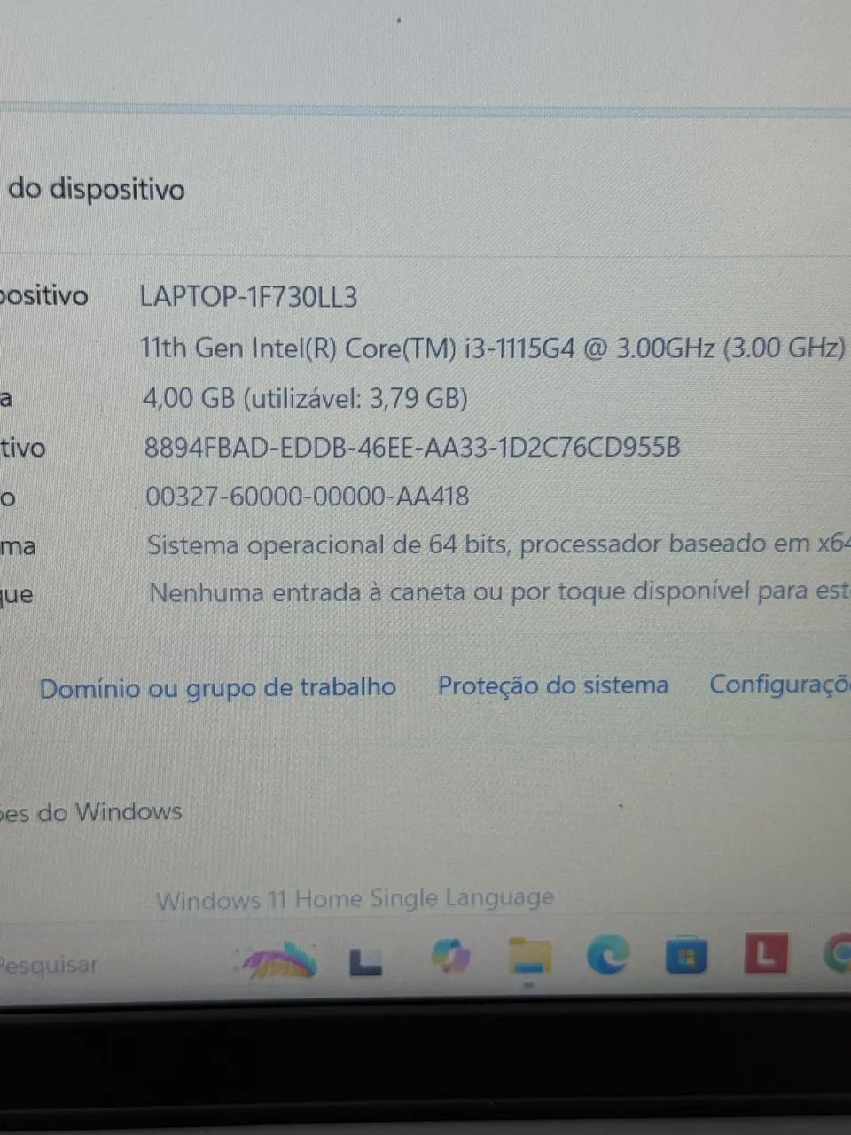 Vendo notebook Lenovo Core i3 de 11a geração  - Foto 5