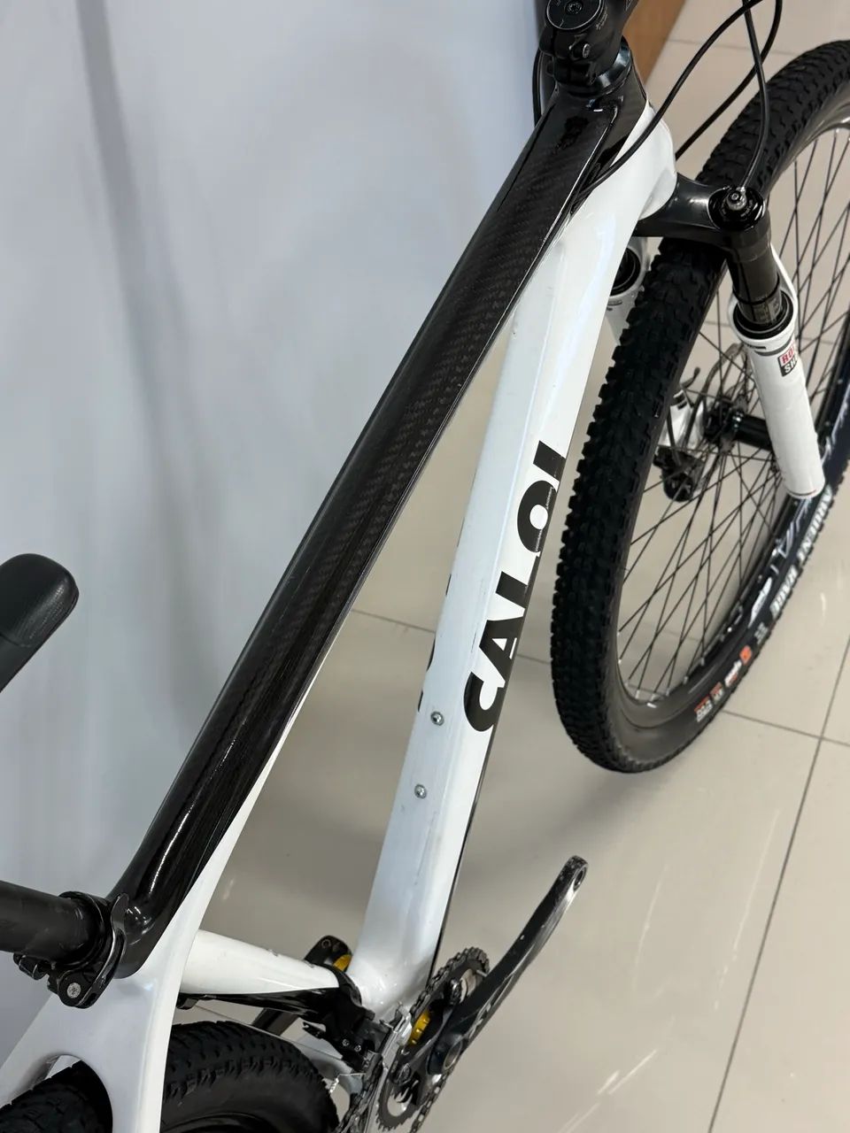 Caloi Elite Carbon Usada - Foto 4