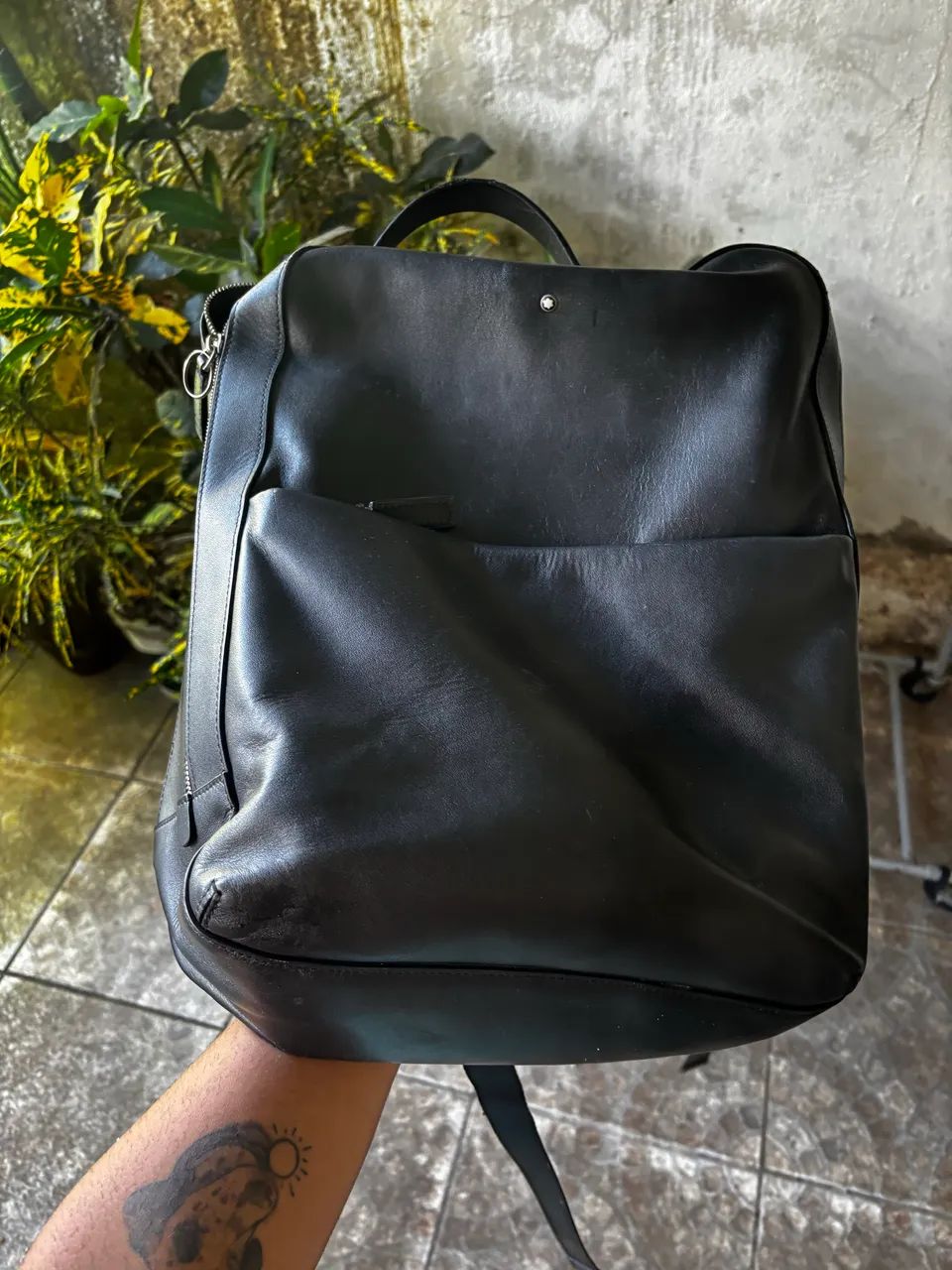bolsa Mont Blanc couro extreme