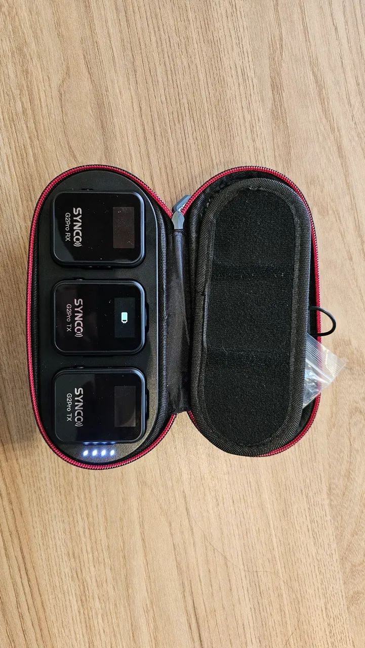 Microfone Sem Fio Synco G2 A2 Pro Lançamento + Cabo iPhone e tipo C - Foto 3